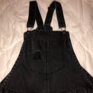 black overalls